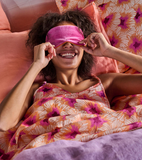 KIP & CO Pink Velvet Eye Mask