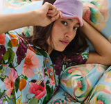 KIP & CO Lilac Velvet Eye Mask