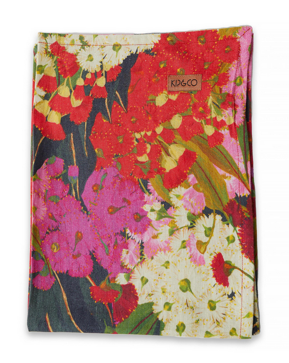 KIP & CO Australian Bush Blossom Tea Towel