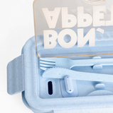 Helio Ferretti Light Blue Lunch Box Bon Appétit