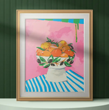 Journey of Something- Paint By Numbers - Bowl of Oranges