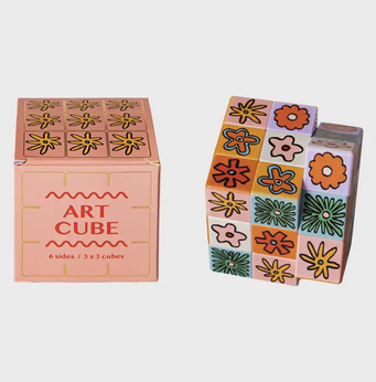 Journey of Something- Art Cube - Flower Pop