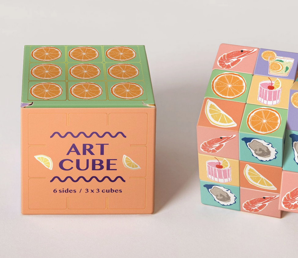 Journey of Something- Art Cube - Mediterranean – Poppy & Cotton