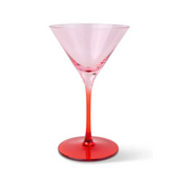 Here's How- The Olive Martini Glass - Blush & Cherry