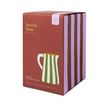 Here's How- Otis Ceramic Pitcher/Water Jug
