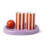Here's How- The Lily Mae Ceramic Tequila Shot Glass Set- Poppy + Lilac