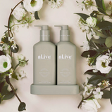 Al.ive compact bathroom duo wash + lotion - ivory bloom