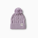 Snuggle Hunny- Lavender Organic Baby Knit Beanie