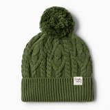 Snuggle Hunny- Olive Organic Baby Knit Beanie