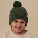 Snuggle Hunny- Olive Organic Baby Knit Beanie