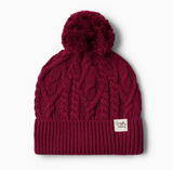 Snuggle Hunny- Raspberry Organic Baby Knit Beanie