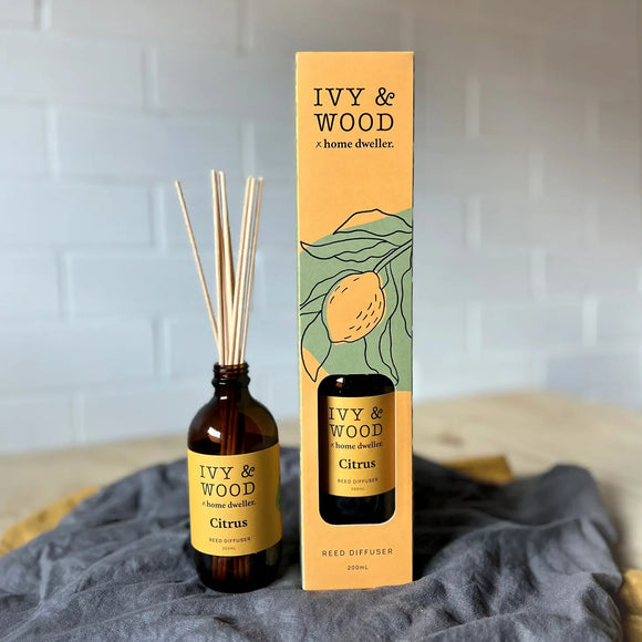 Ivy & Wood Homebody: Citron Reed Diffuser