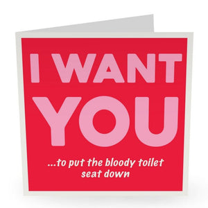I Want You Greeting Card