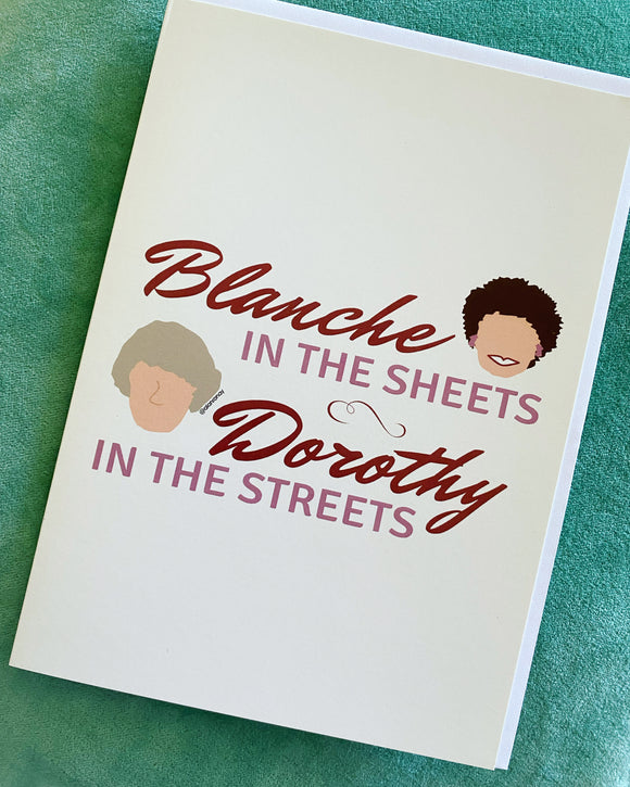 Blanche & Dorothy Greeting Card