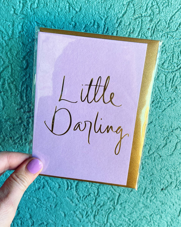 Little Darling Greeting Card