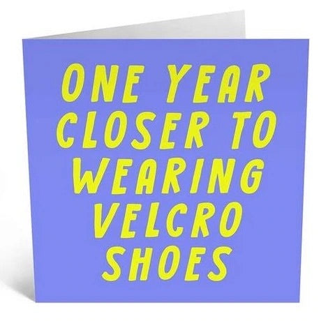 Velcro Shoes Greeting Card