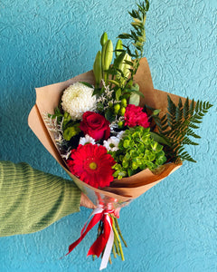 Christmas Bouquet of Blooms