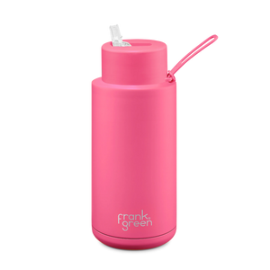 Frank Green bottle neon pink - 34oz / 1,000ml