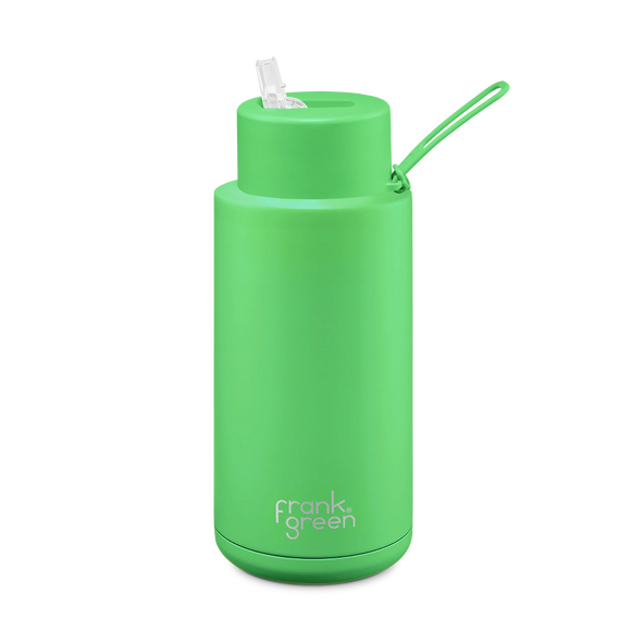 Frank Green chrome neon green - 34oz / 1,000ml