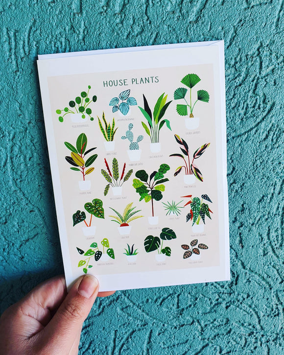 House Plants Greeting Card